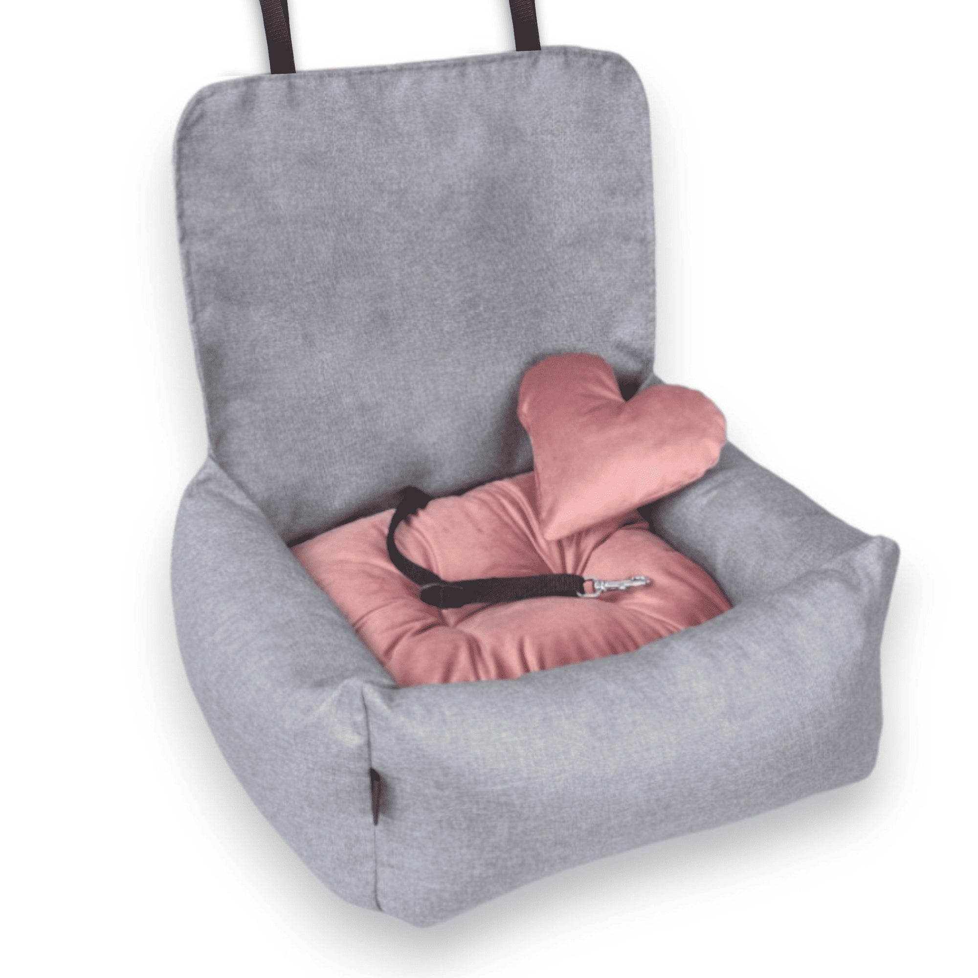 Dog car seat with backrest cover KryKas EXCLUSIVE PLUS for car Packaging status original