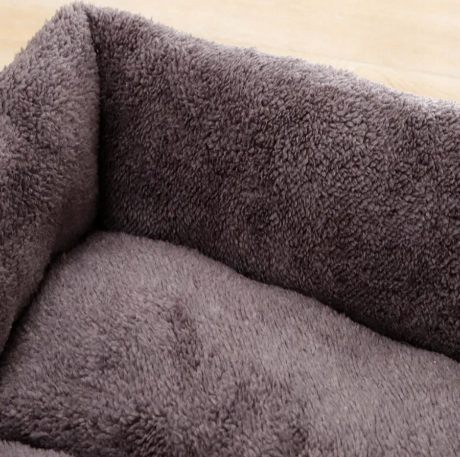 Dog cat bed, large sofa, gray bed, soft playpen, pillow, sofa Brand Okazeo