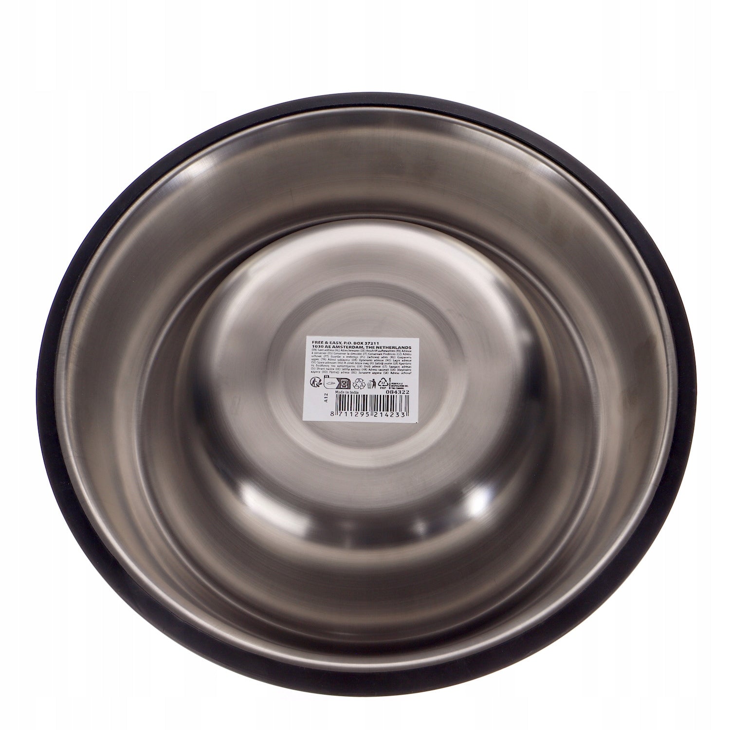 Dog/cat bowl stainless non-slip 34 cm Manufacturer code 8711295214233