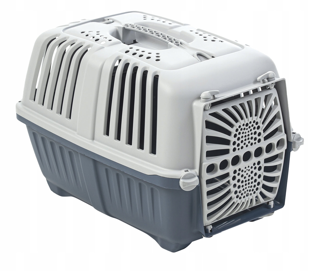 Dog cat transporter, transporter M PRATIKO 2 PLASTICA 55x36x36cm