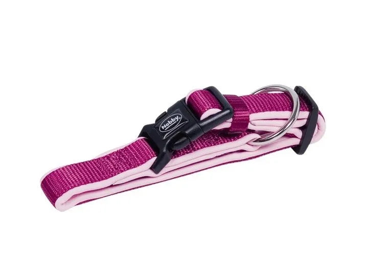 Dog collar CLASSIC PRENO M/L 35mm/40-55cm Raspberry