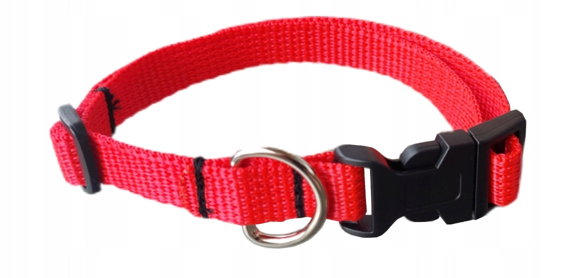 Dog collar S- M ADJUSTABLE 15mm 26/35 Colors