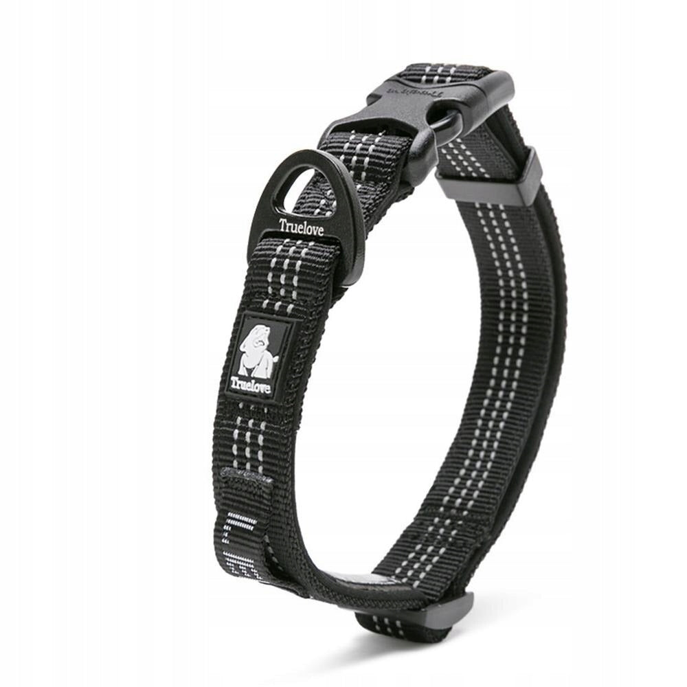 Dog collar Truelove Lumen reflective black S