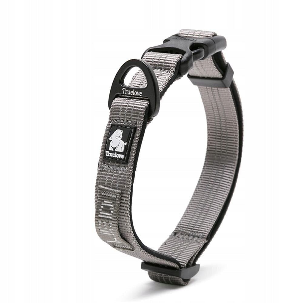 Dog collar Truelove Lumen reflective grey L