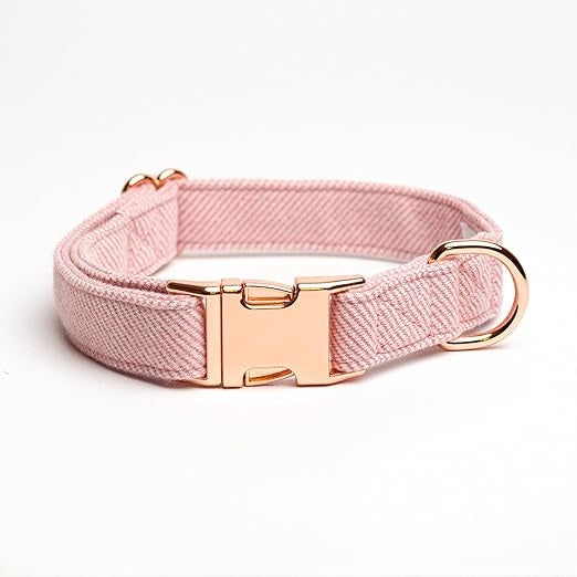 Dog collar and leash set, 3 elements pink r. L Brand no brand
