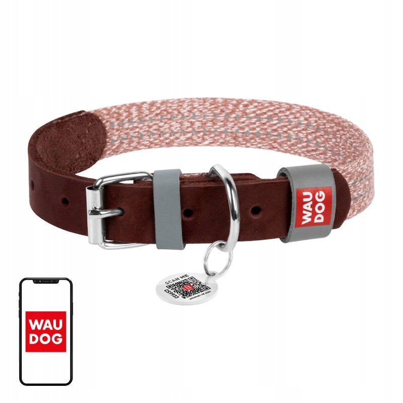 Dog collar leather Waudog r. S Manufacturer code 58906