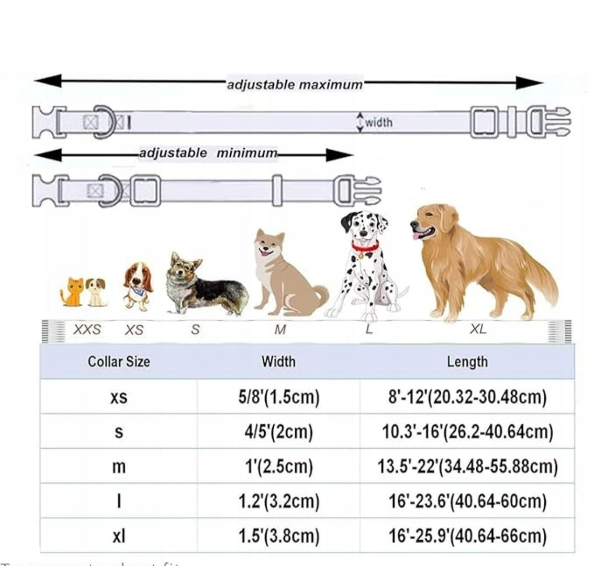 Dog collar material DOGWONG r. XL Manufacturer code DGWNG2640