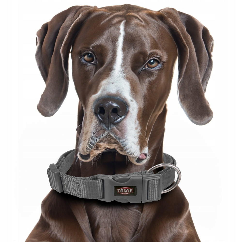 Dog collar material Trixie r. L/XL grey Manufacturer code TX-201716