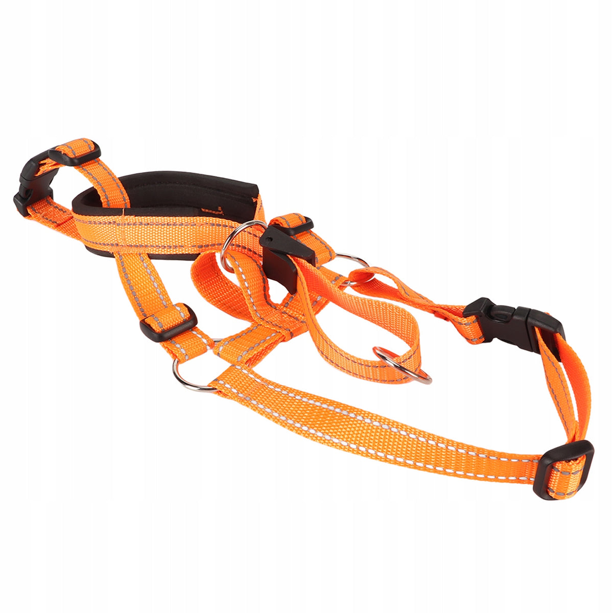 Dog collar, pull-resistant, adjustable front design, odd
