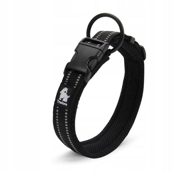 Dog collar reflective material Truelove Active 2XL black
