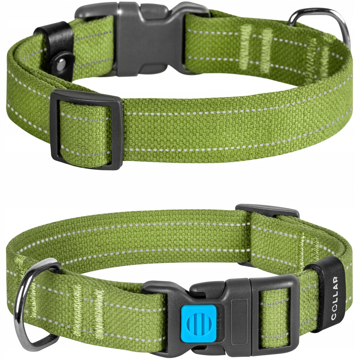 Dog collar tarp strong reflective, fastex buckle, size M Packaging status original