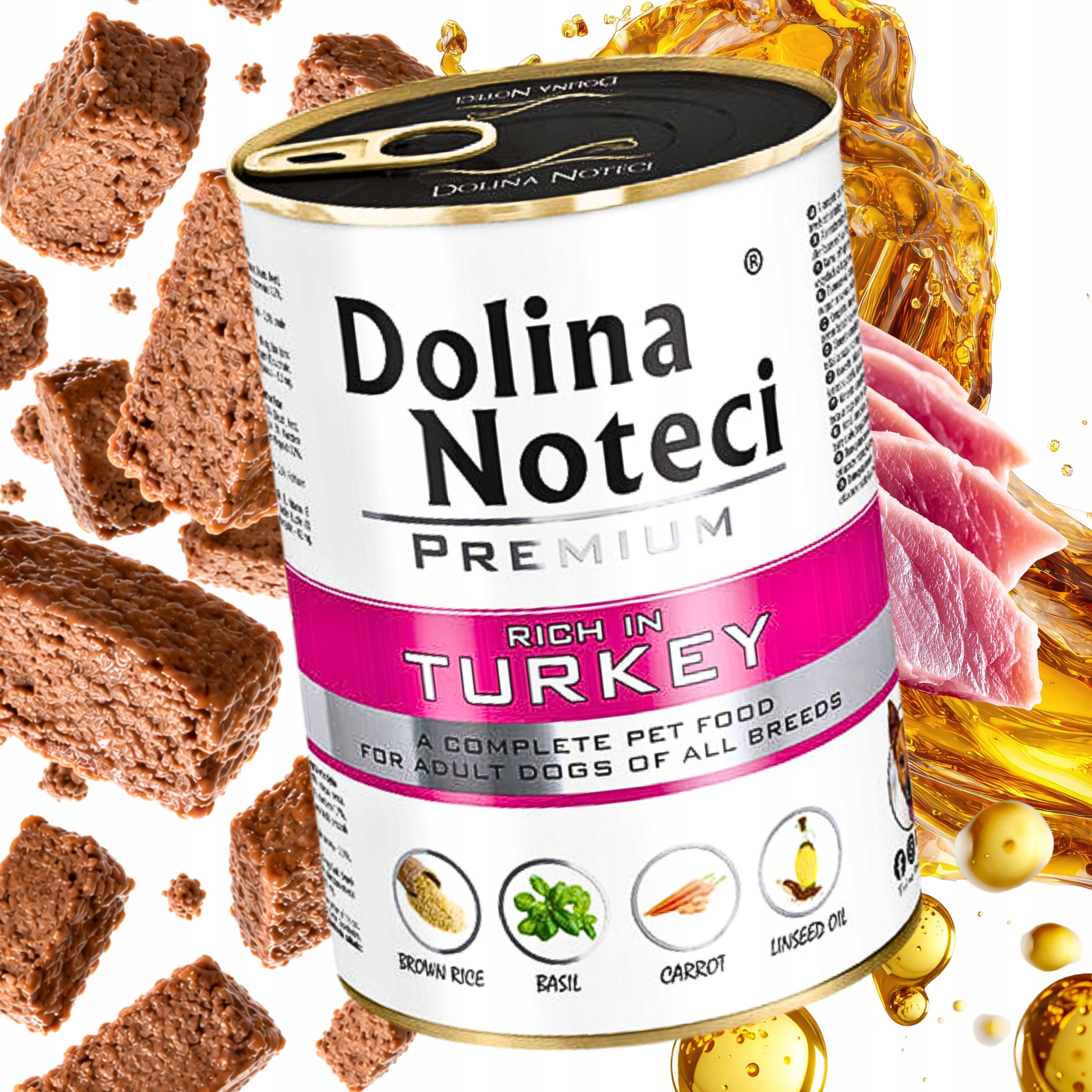 Dog food DOLINA NOTECI Premium MIX OF FLAVORS 20 x 400g Packaging status original