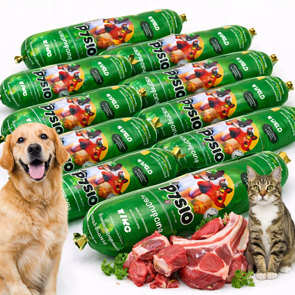 Dog food bar with lamb set 12 kg 90% meat without preservatives