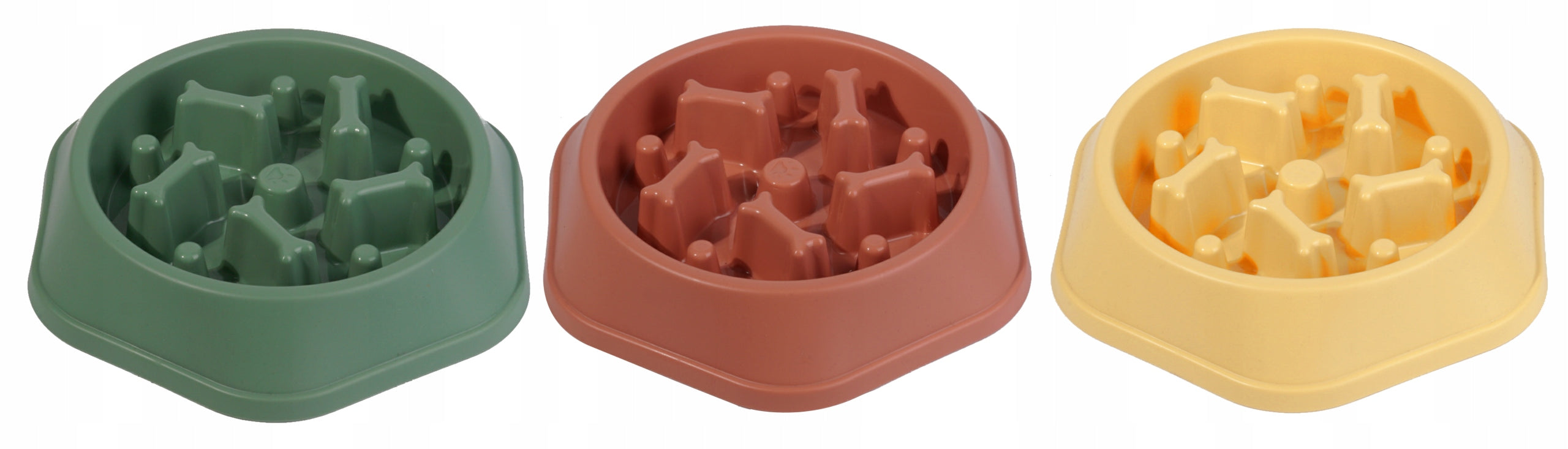 Dog food bowl slowing down food 0,5 l Color multicolor