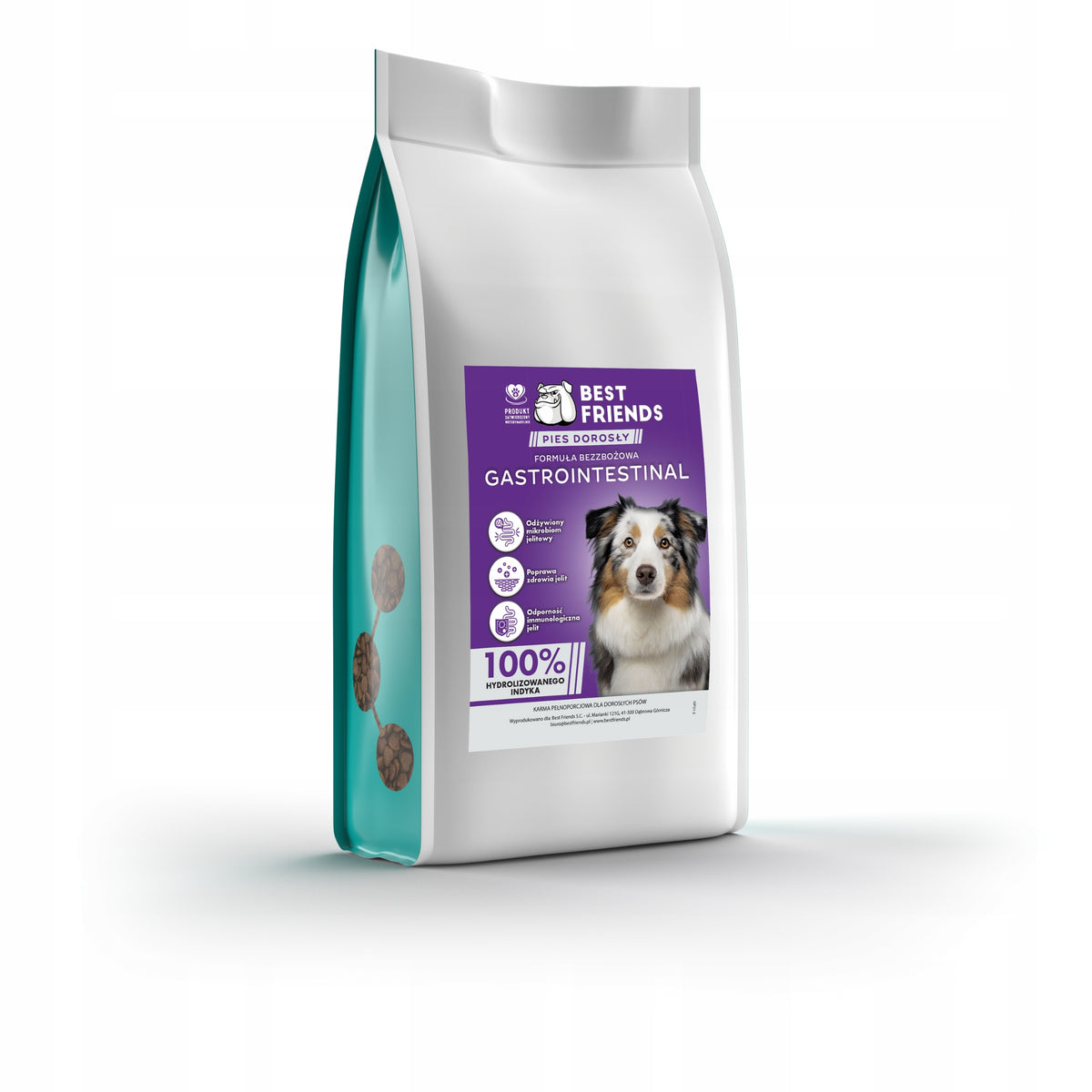 Dog food easily digestible for digestive problems GASTROINTESTINAL 1,5kg Packaging status original