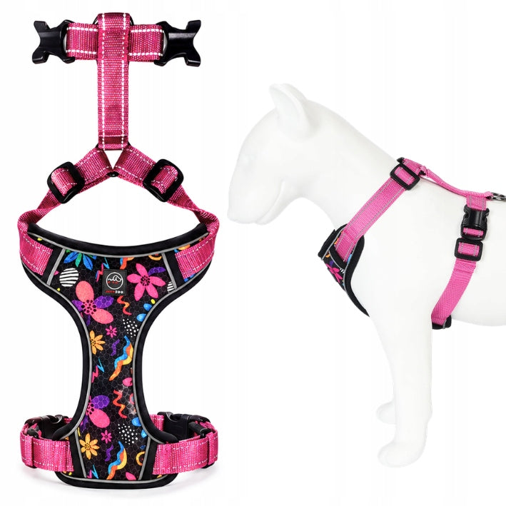 Dog harness guard PRESSURE-FREE STRONG durable Night Garden L Packaging status original