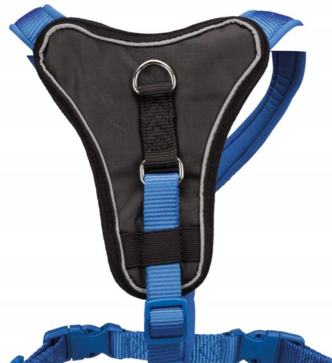 Dog harness guard Trixie Premium adjustable with lining blue S Packaging status original