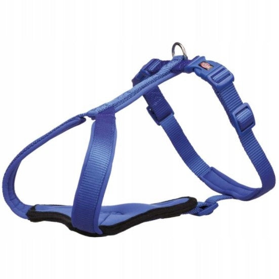 Dog harness guard Trixie Premium adjustable with lining blue S