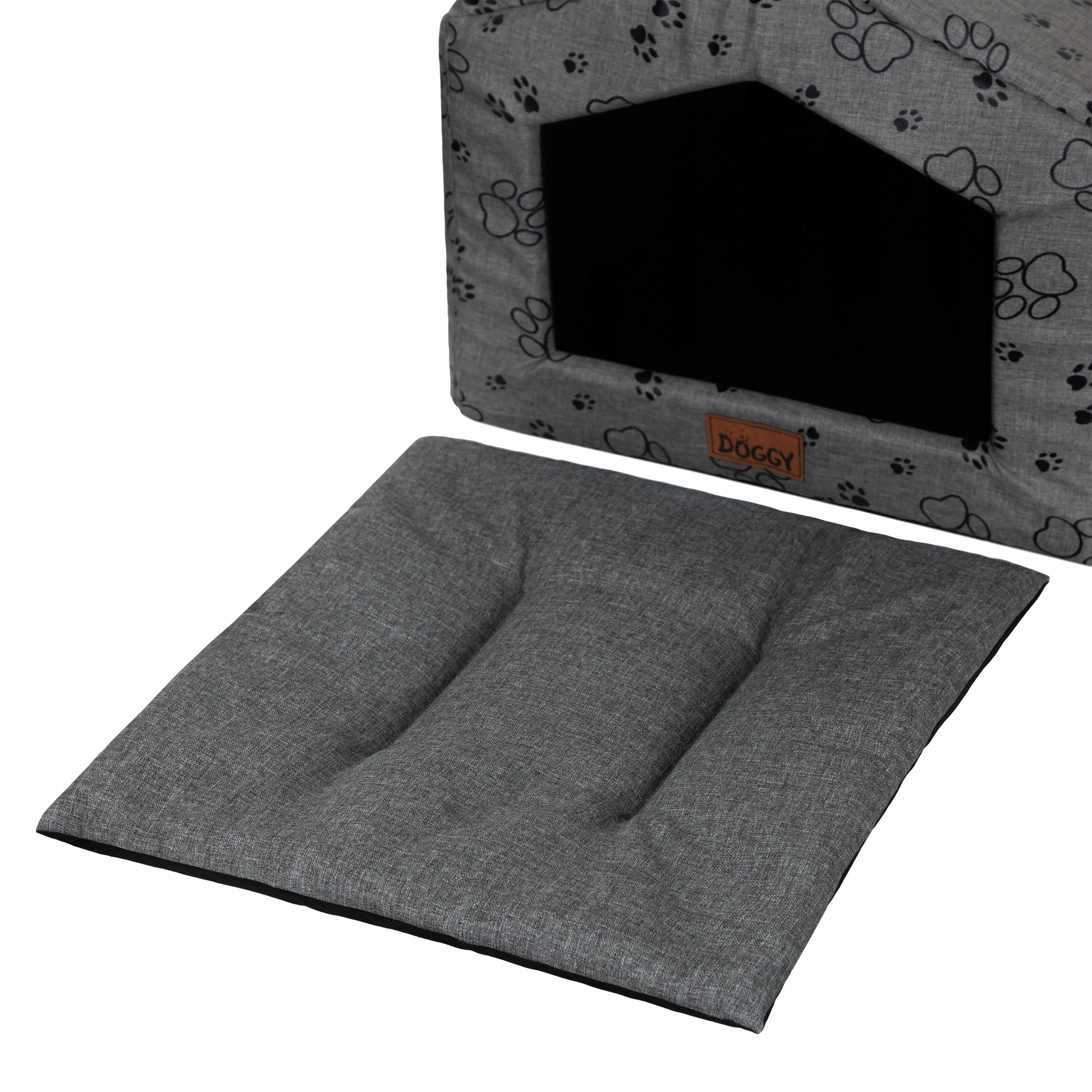 Dog kennel with pillow - Dog bed booth Cat house 46x50 cm Model Legowisko buda dla psa - Smart - R1