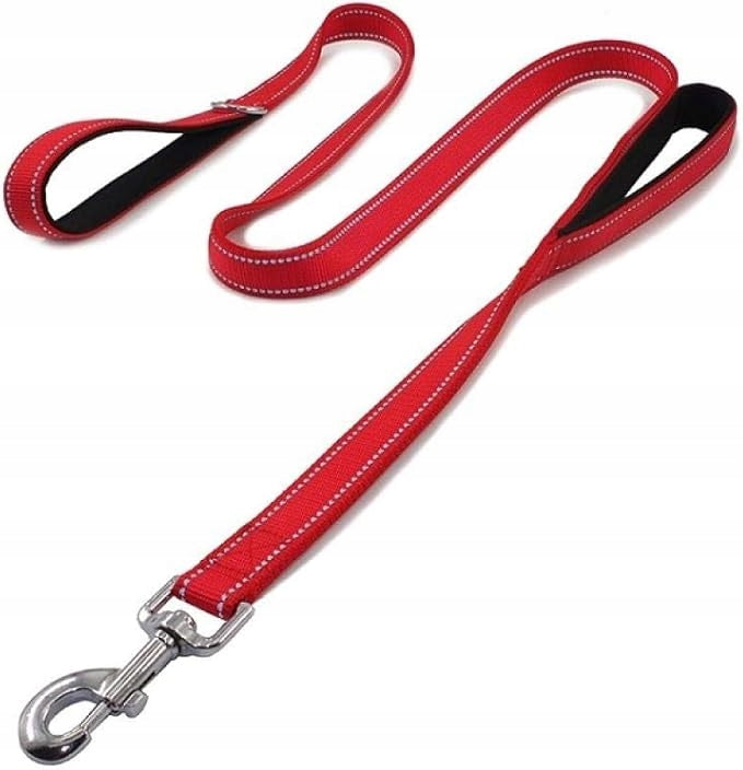 Dog leash 2 handles long short