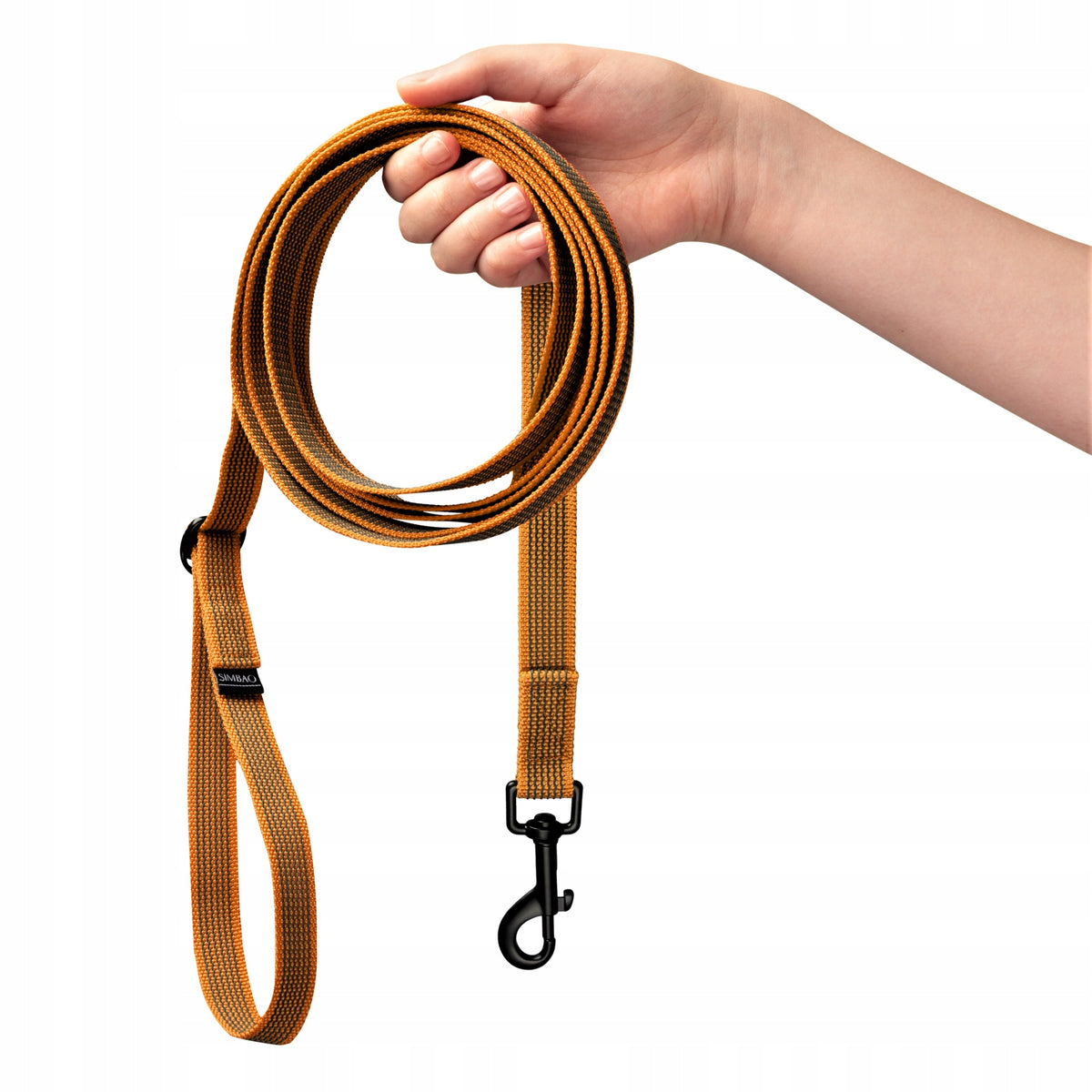 Dog leash 3m adjustable lightweight non-slip training rubberized SIMBAO Packaging status original