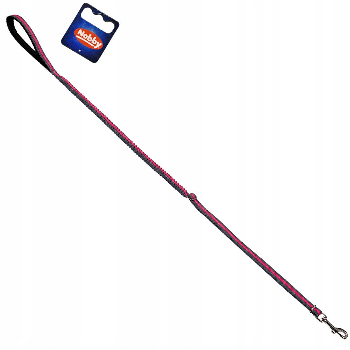 Dog leash Nobby Variado XS-S with shock absorber 15mm /1,1- 1,4m