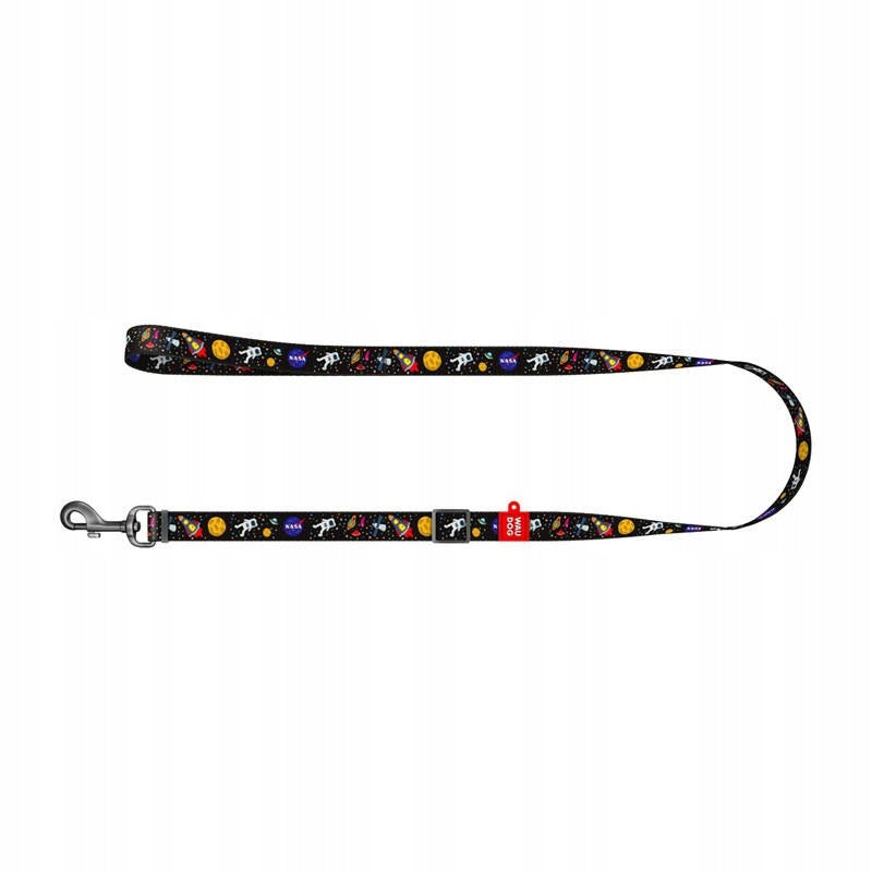 Dog leash Waudog nylon, pattern "NASA", width 25 mm, length 152 Packaging status original
