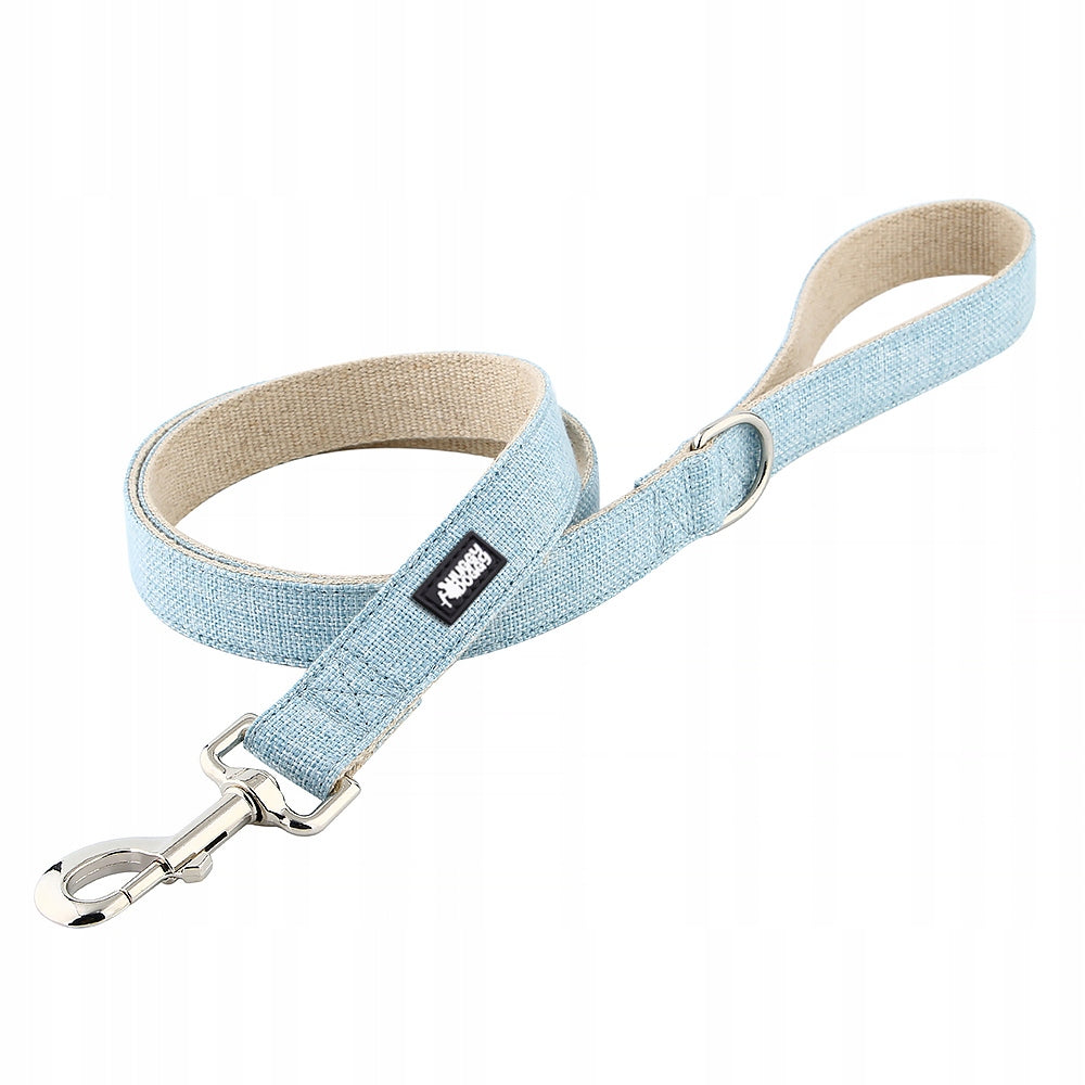 Dog leash blue traditional HUGGY DOGGY M