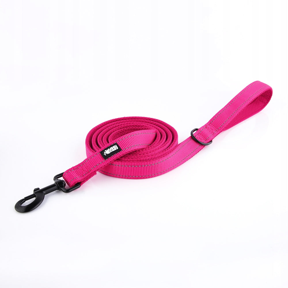 Dog leash female pink reflective 2 meter 2m walking HUGGY DOGGY M EAN (GTIN) 6975459282489