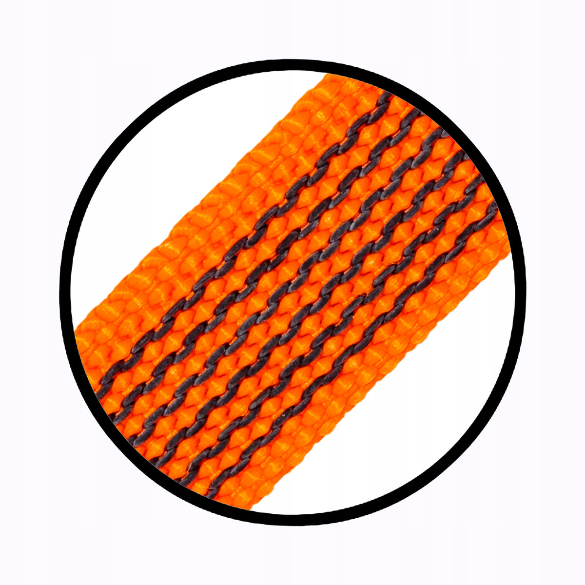 Dog leash rubberized training cord 3m orange | RASCAL EAN (GTIN) 5904183191461