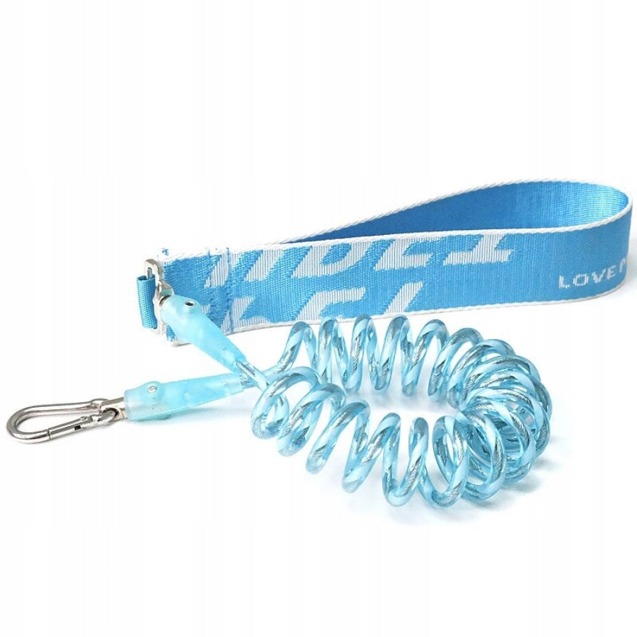 Dog leash stretch shock absorber spring