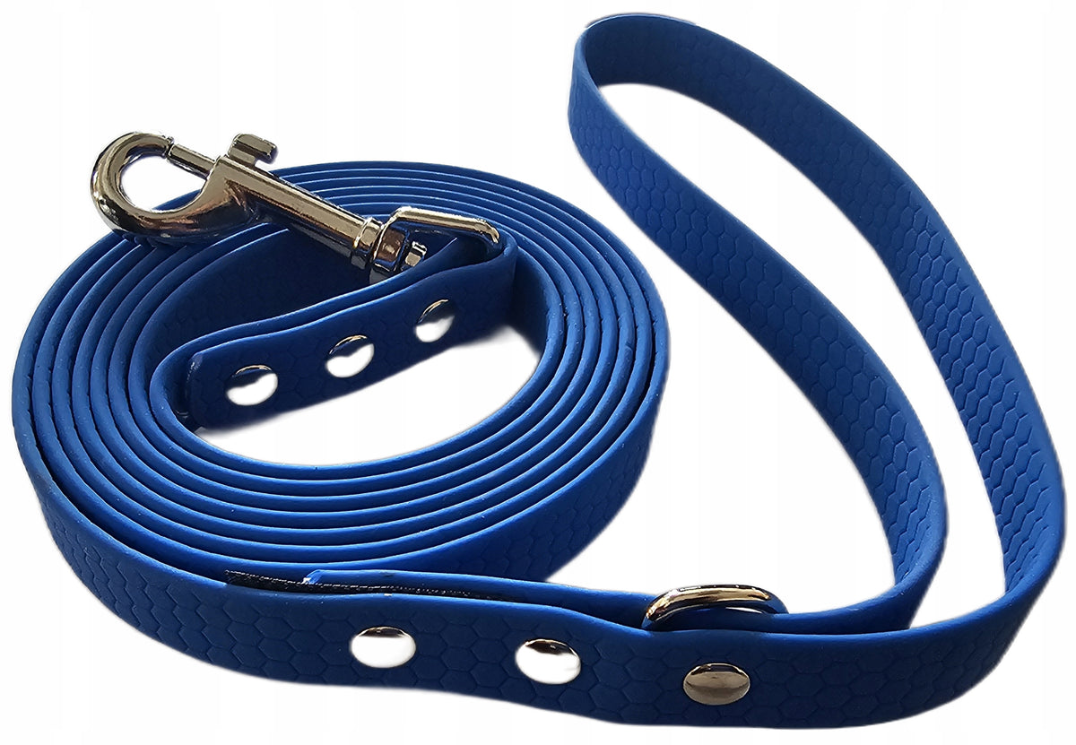 Dog leash training waterproof hexa blue 2m
