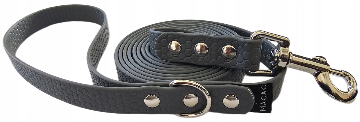 Dog leash training waterproof hexa grey 2m Packaging status original