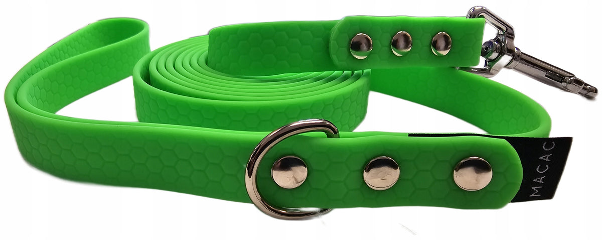 Dog leash training waterproof hexa neon green 2m Packaging status original