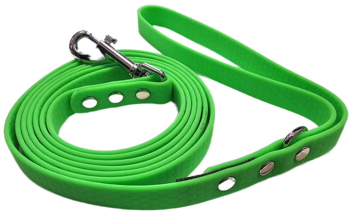 Dog leash training waterproof hexa neon green 2m