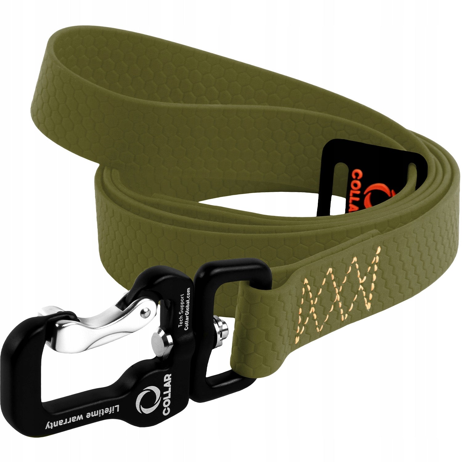 Dog leash waterproof, strongest, durable, khaki, 300 cm 25 mm
