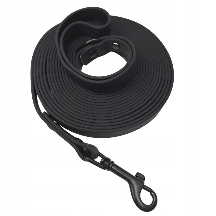 Dog leash waterproof training rope PVC 3M black lalazoo Color black