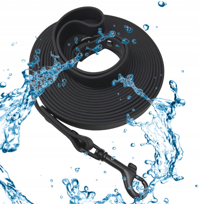 Dog leash waterproof training rope PVC 3M black lalazoo Kind traditional