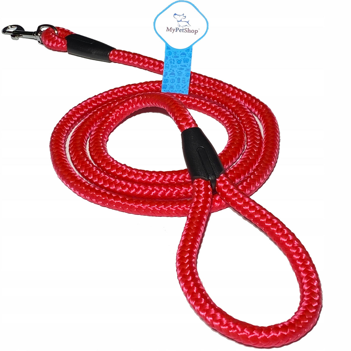 Dog leash with ROPE 260cm. Thick Super Strong-12mm