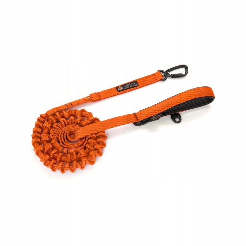 Dog leash with shock absorber JoQu Ultra Strong Runners orange