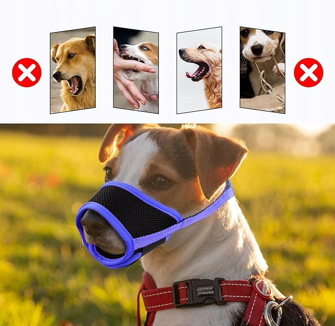 Dog muzzle Breathable Mesh With Adjustable Clasp Size XS EAN (GTIN) 5906476575538