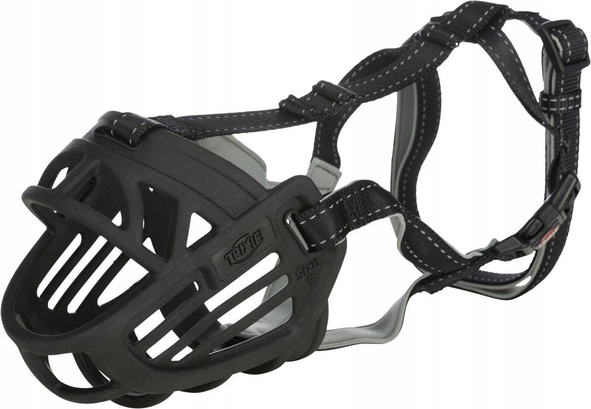 Dog muzzle Muzzle Flex silicone adjustment L muzzle length 31 cm Packaging status original