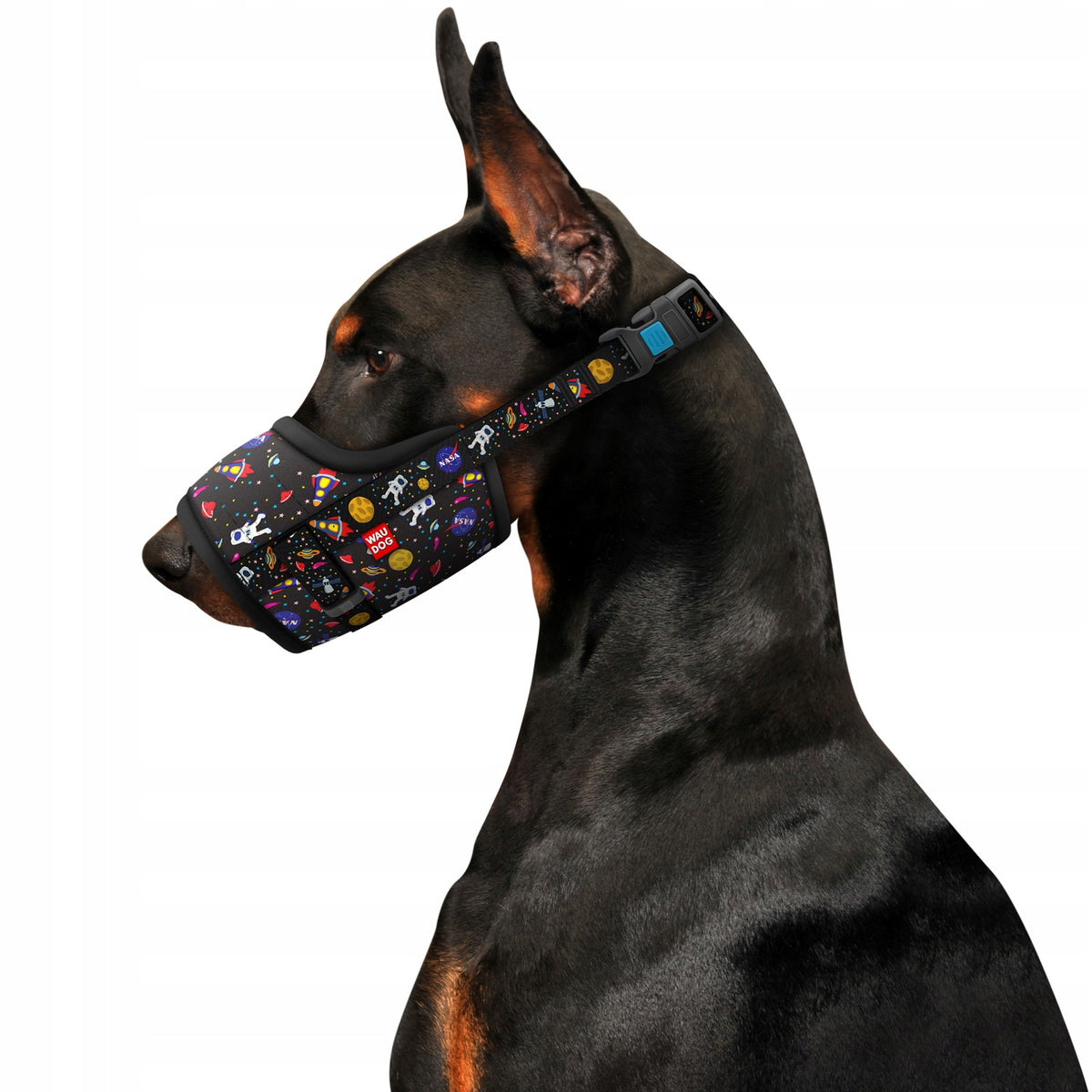 Dog muzzle, NASA, size M, 19-26 cm Brand Waudog