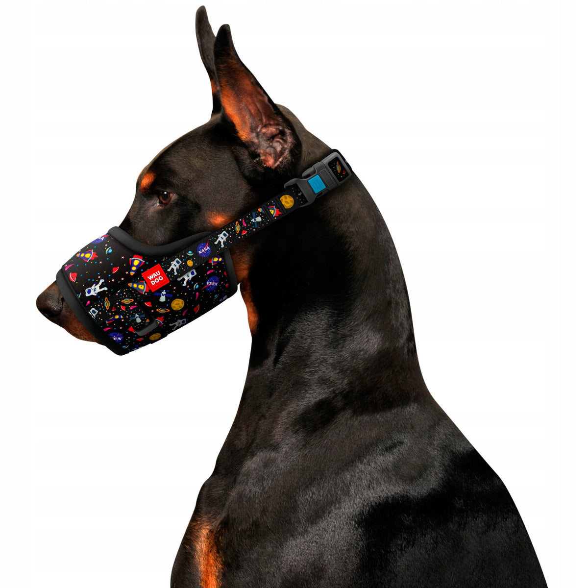 Dog muzzle, NASA, size XL, 35-43 cm Packaging status original