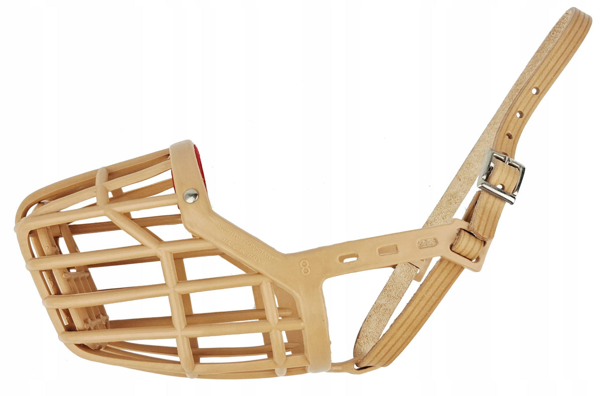 Dog muzzle Plastic Lightweight Durable Champion 10 (5XL-35cm/9,5cm) Nature