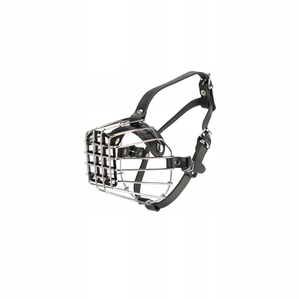 Dog muzzle, metal No. 4 ( muzzle circumference 33cm), Large spaniel DINGO Brand Dingo