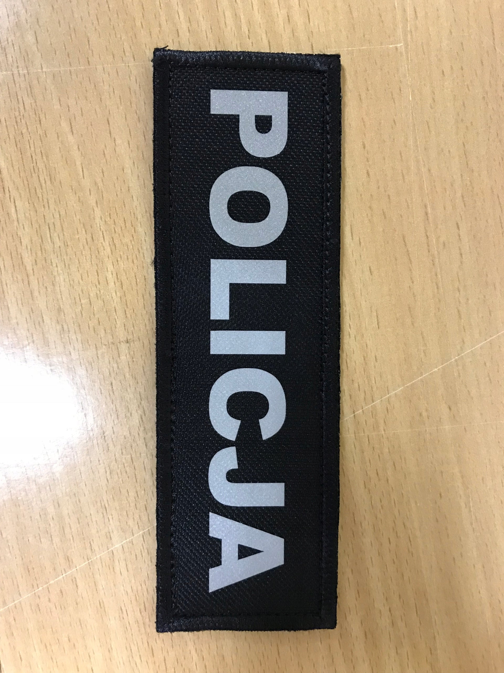 Dog name on patch, reflective overlay for harness Julius 11x3cm Brand DNA