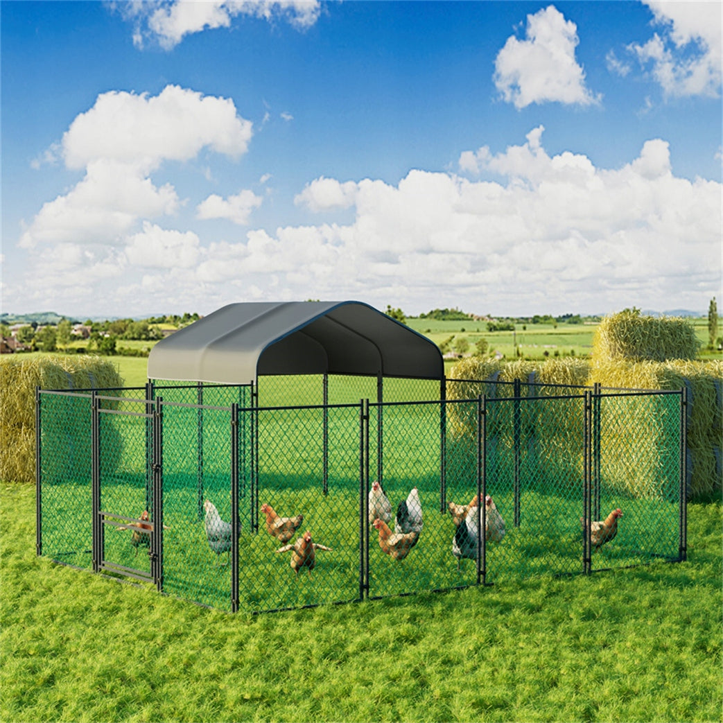 Dog playpen 4x3m galvanized tube WHOLE Poland Kind playpen