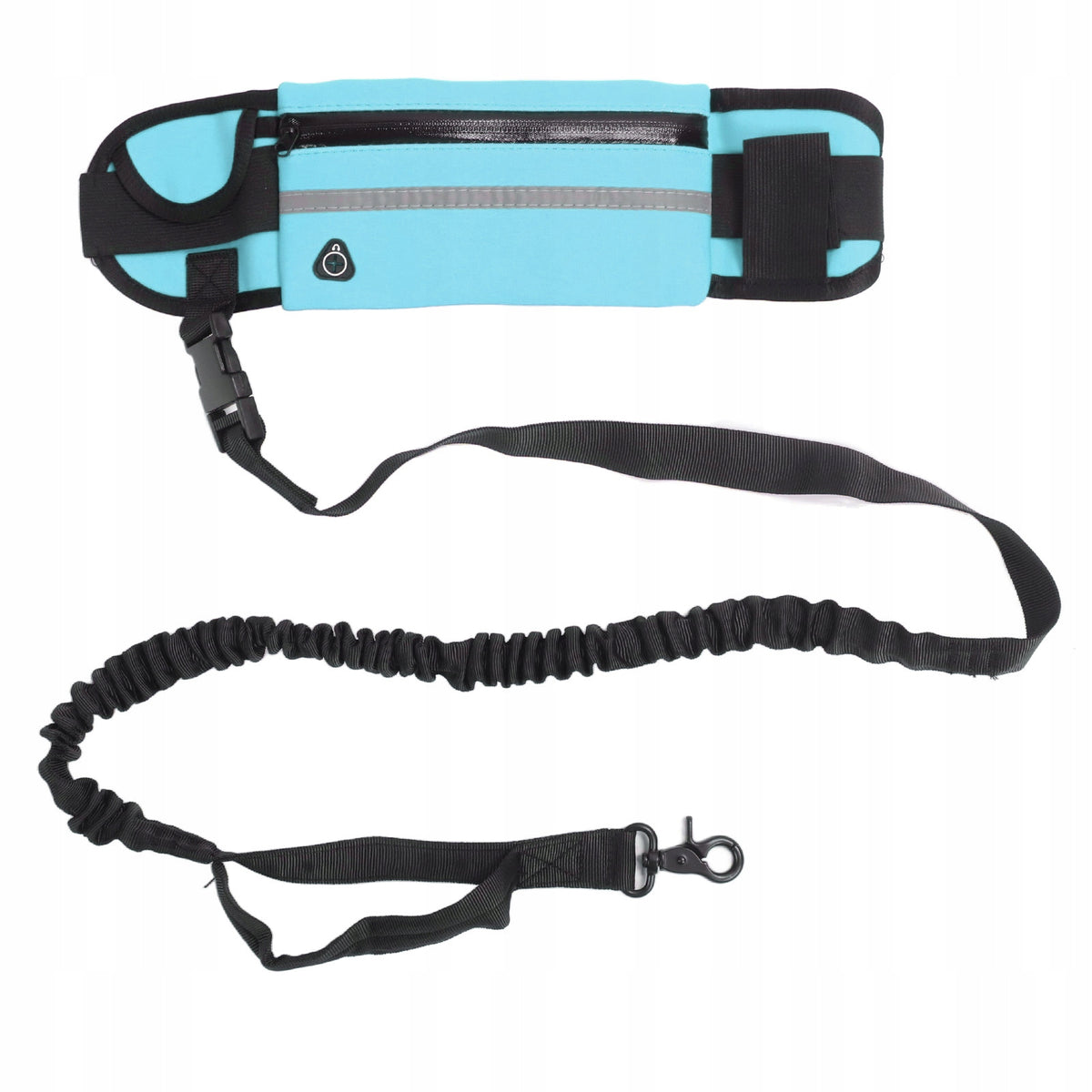 Dog running on a leash bag with strap for free reflective XN