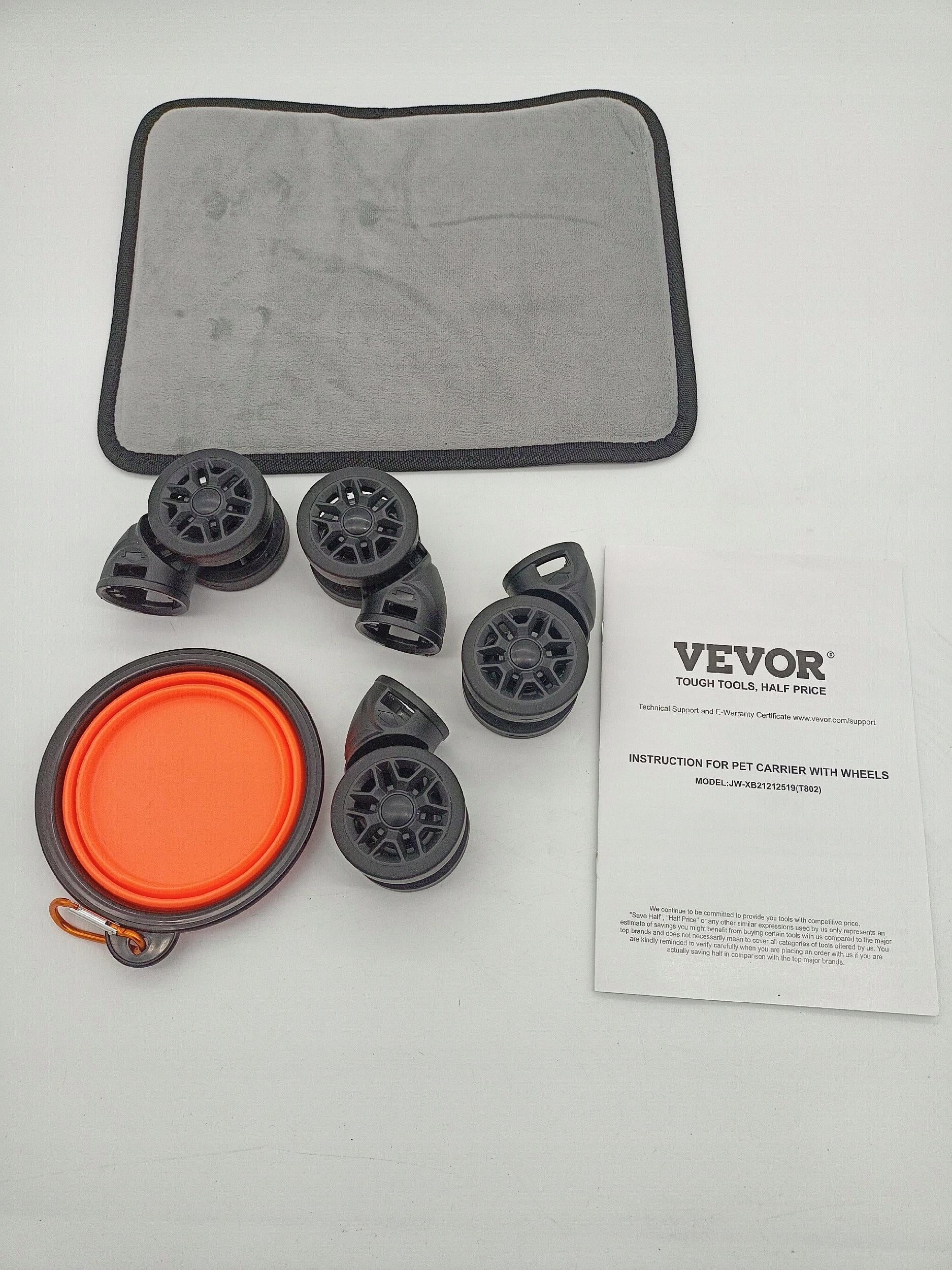 Dog stroller VEVOR, folding dog backpack, max. lifting capacity 8kg Material for embroidery